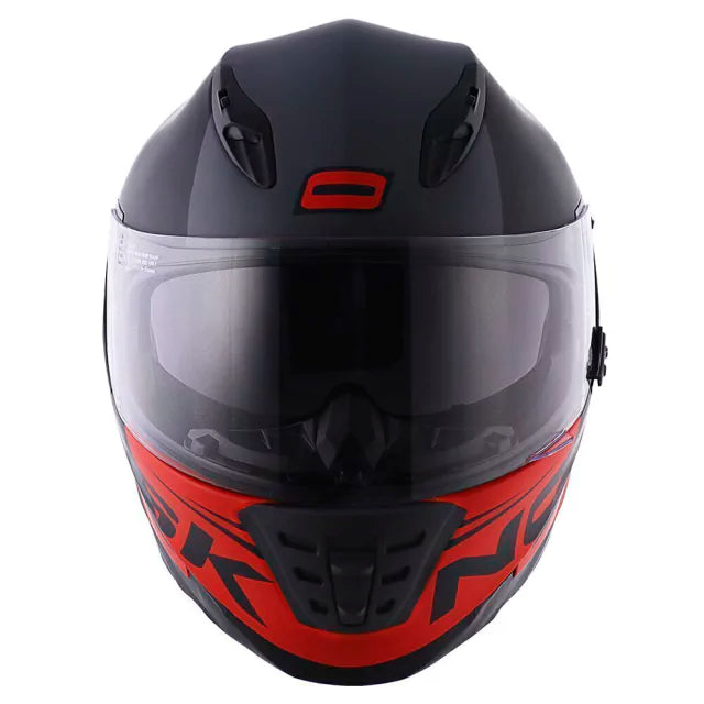CAPACETE NORISK SOUL FF302 MANTY MATTE BLK/RED
