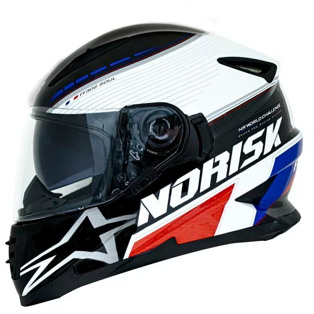 CAPACETE NORISK SOUL FF302 GRAND PRIX FRANCE