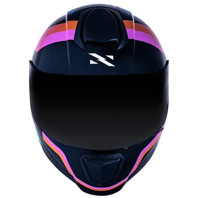 CAPACETE NORISK RAZOR VOID PRETO/LARANJA