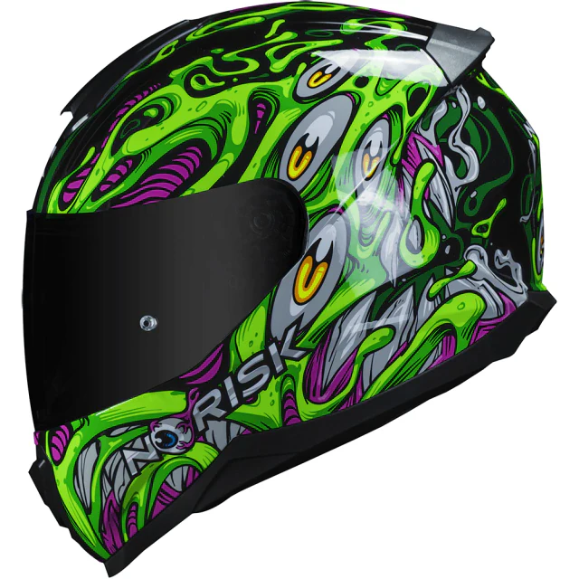 CAPACETE NORISK RAZOR PARASITE VERDE