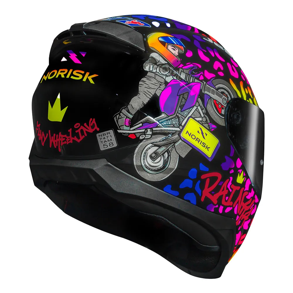 CAPACETE NORISK RAZOR FANY WHEELING