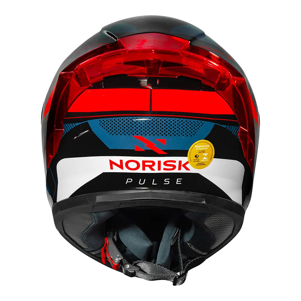 CAPACETE NORISK FLOW PULSE AZUL