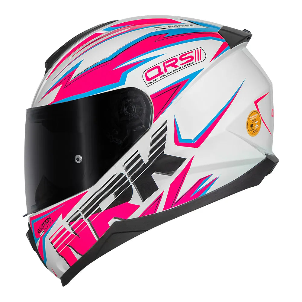 CAPACETE NORISK RAZOR GHOST ROSA