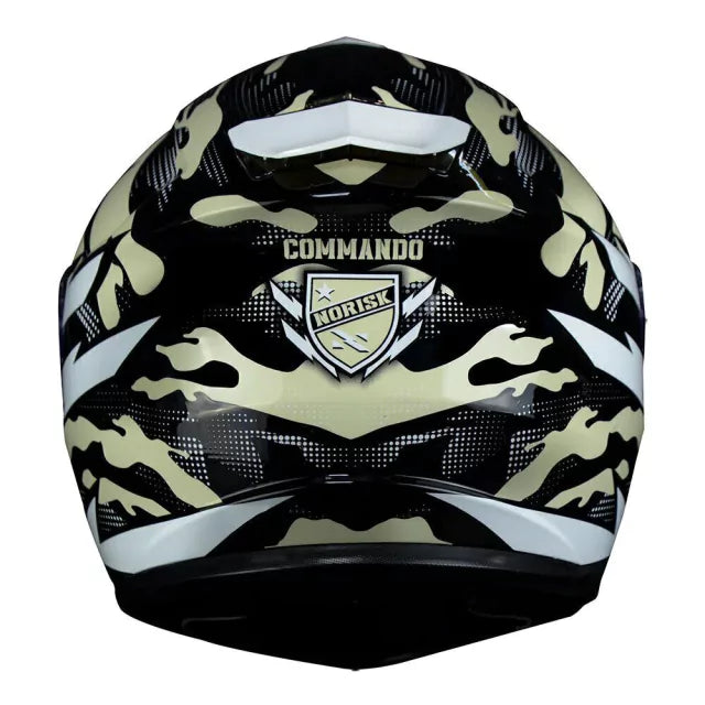CAPACETE NORISK STRADA COMMANDO BRANCO