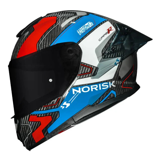CAPACETE NORISK CARBON R RIDER AZUL
