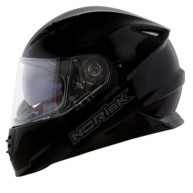 CAPACETE NORISK SOUL FF302 MONOCOLOR BLACK