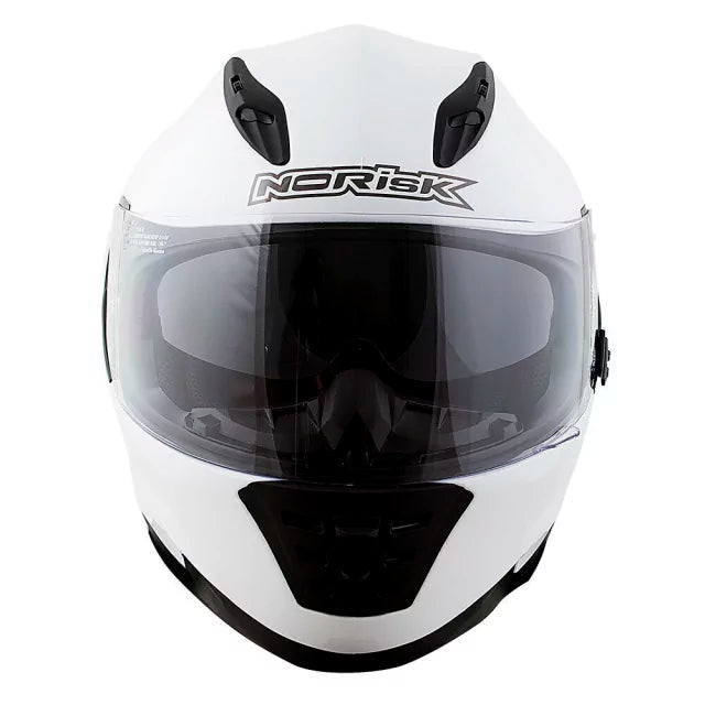 CAPACETE NORISK SOUL FF302 MONOCOLOR WHITE