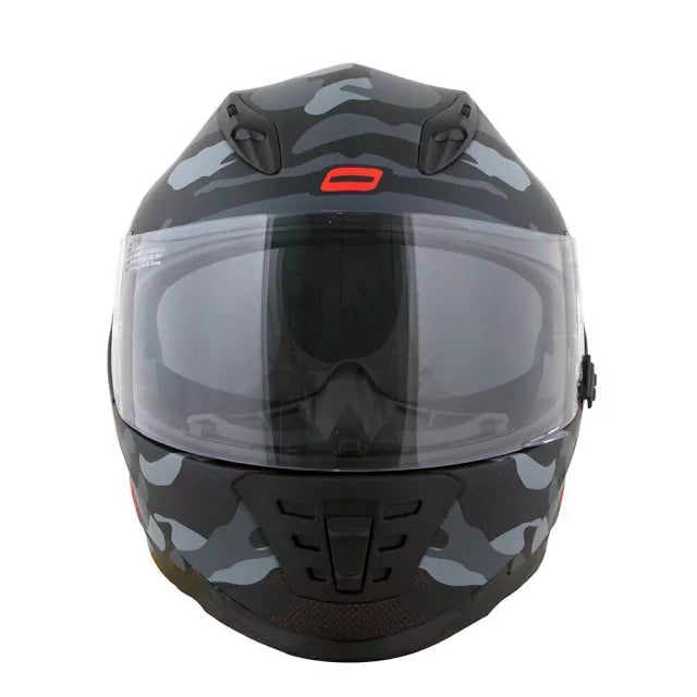 CAPACETE NORISK SOUL FF302 DESTROYER MATT BLACK/RED