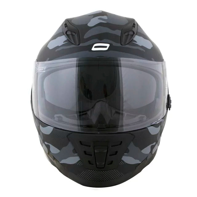CAPACETE NORISK SOUL FF302 DESTROYER MATT BLACK/WHITE