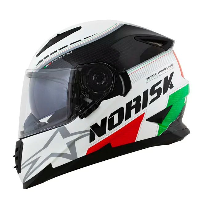 CAPACETE NORISK SOUL FF302 GRAND PRIX ITALY