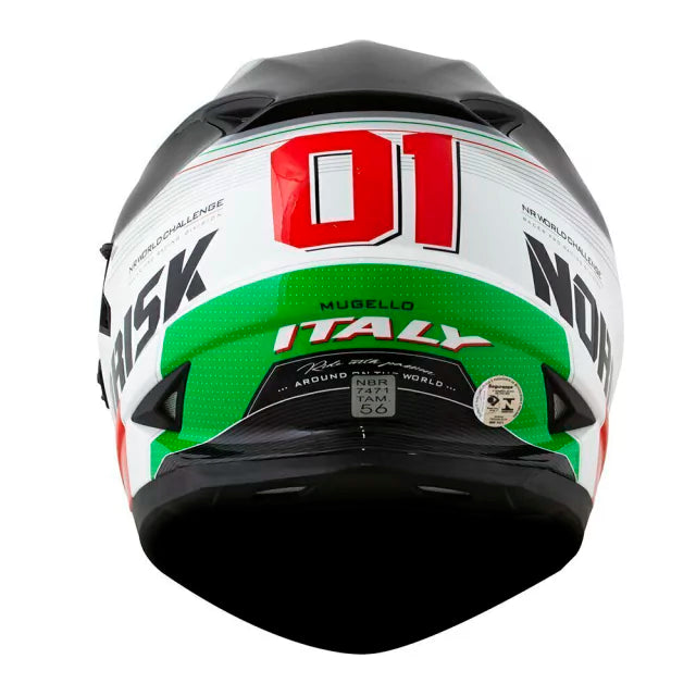 CAPACETE NORISK SOUL FF302 GRAND PRIX ITALY