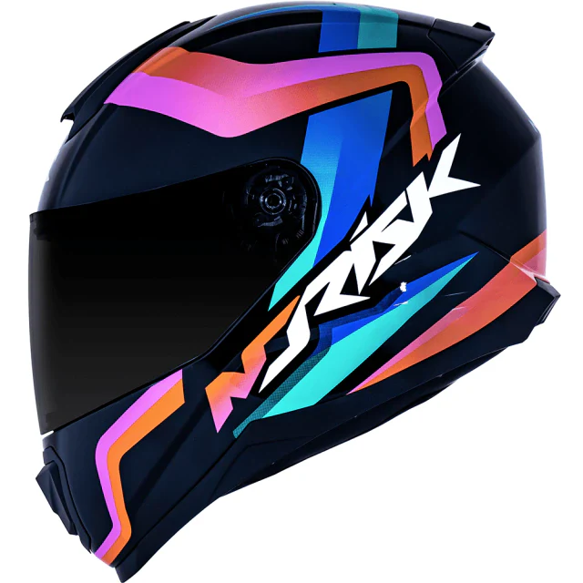 CAPACETE NORISK RAZOR VOID PRETO/LARANJA