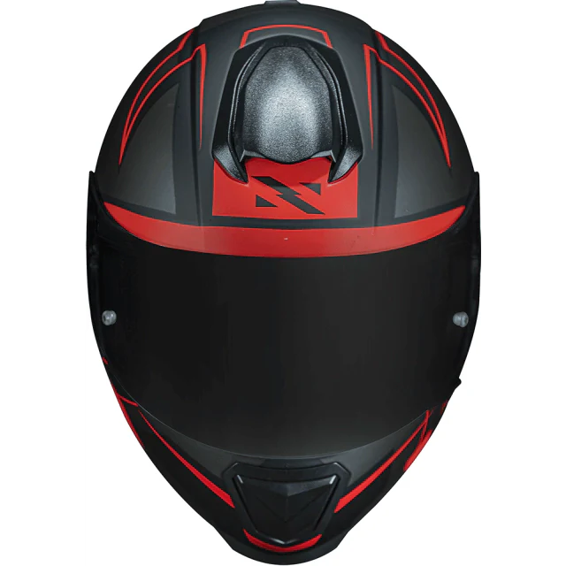 CAPACETE RAZOR AXIAL MATTE BLK RED