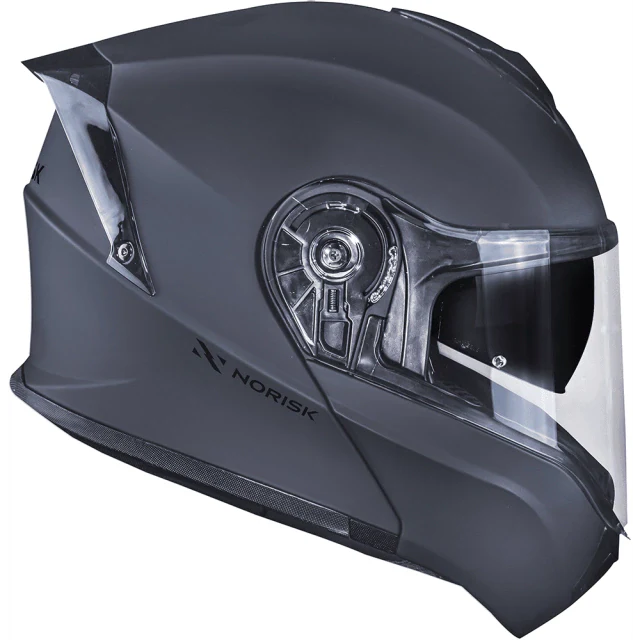 CAPACETE NORISK MOTION MONOCOLOR CINZA FOSCO