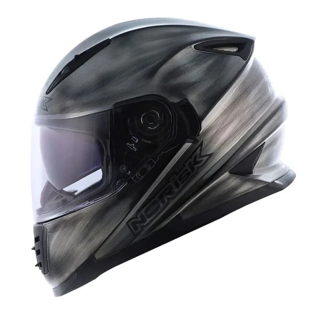 CAPACETE NORISK SOUL FF302 IRON CHROME