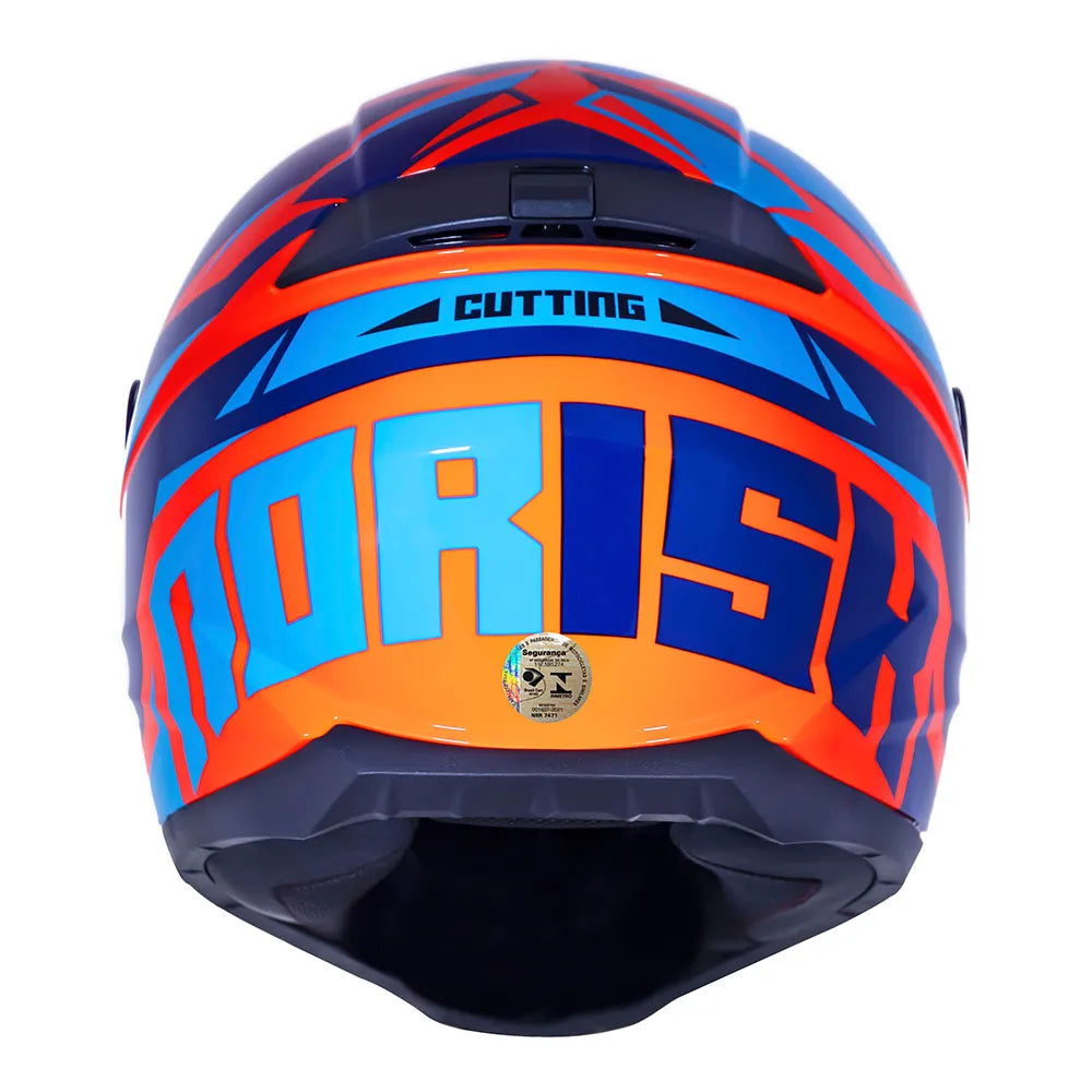 CAPACETE NORISK RAZOR CUTTING AZUL