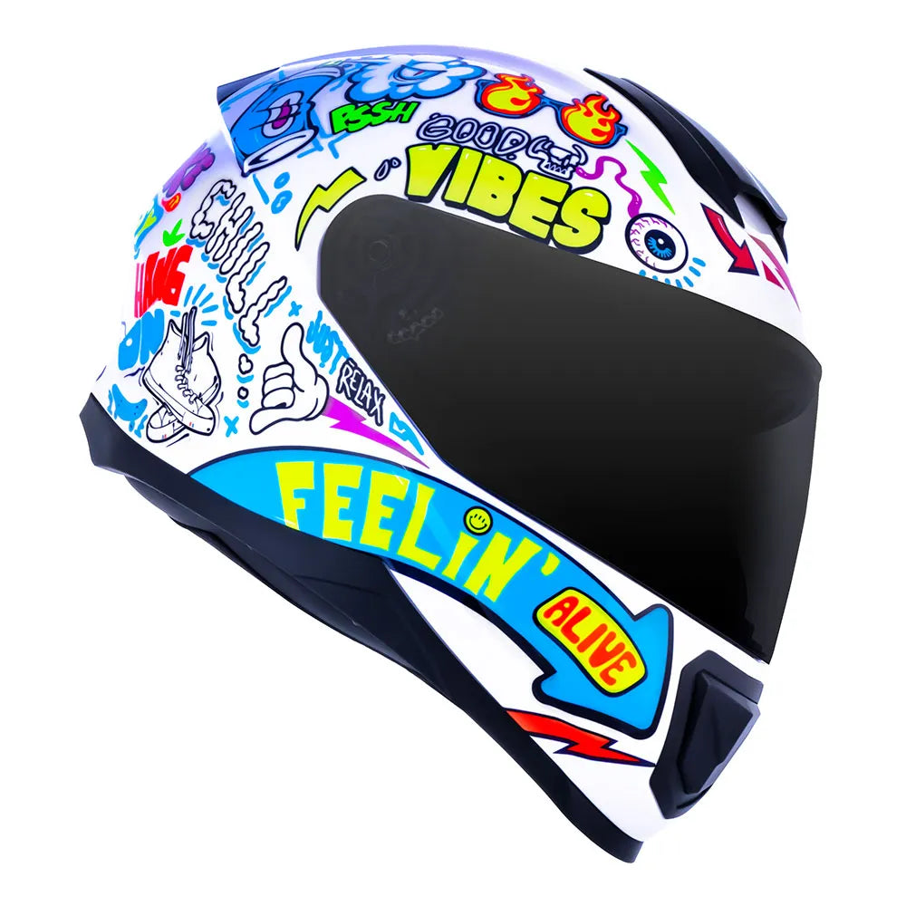 CAPACETE NORISK RAZOR VIBES BRANCO