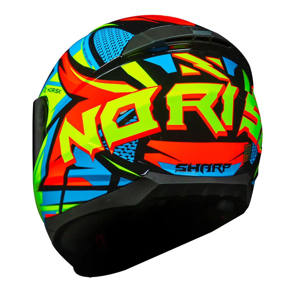 CAPACETE NORISK CAPACETE RAZOR SHARP AMARELO