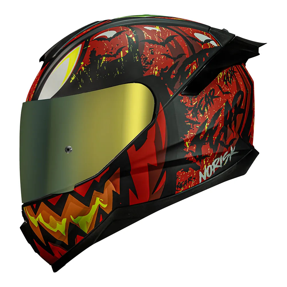 CAPACETE NORISK RAZOR HALLOWEEN