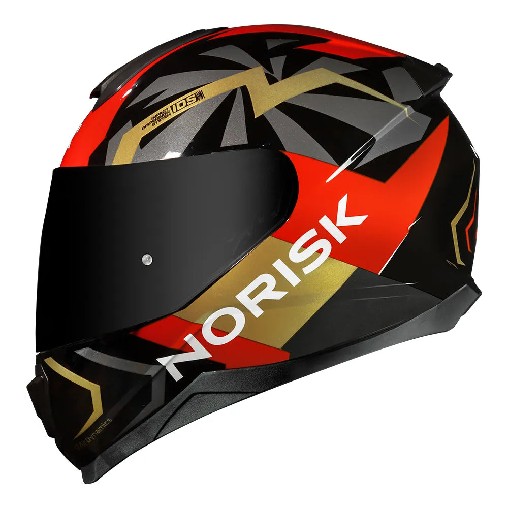 CAPACETE NORISK RAZOR GODSPEED VERMELHO