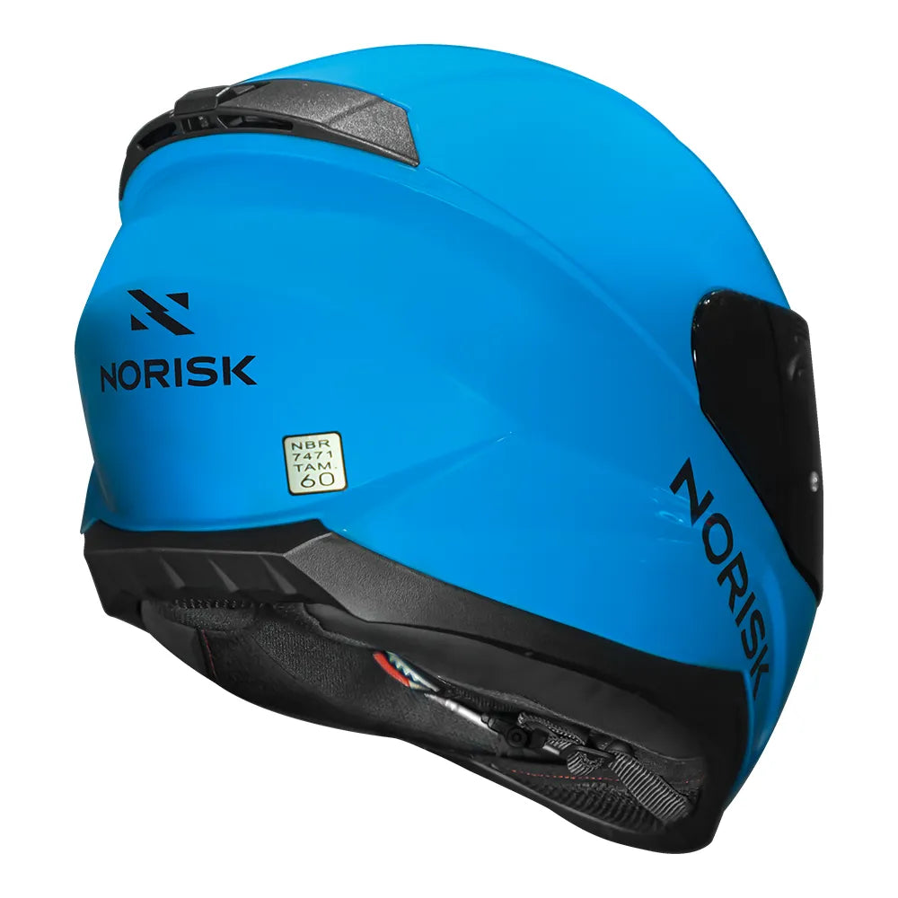 CAPACETE NORISK RAZOR SOLID AZUL