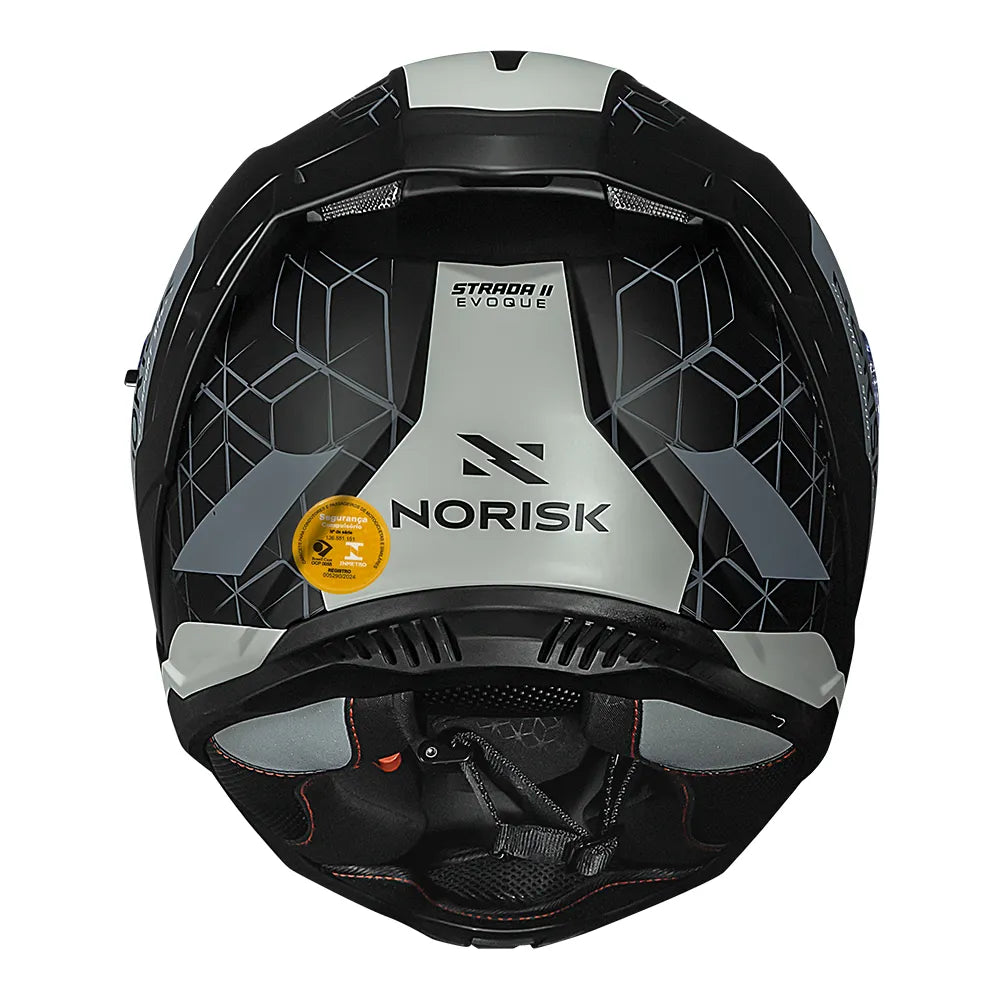 CAPACETE NORISK STRADA II EVOQUE CINZA FOSCO