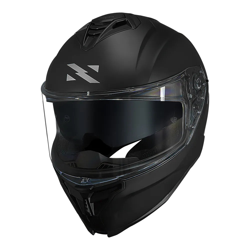CAPACETE NORISK STRADA II MONOCOLOR PRETO FOSCO