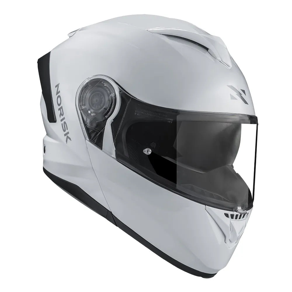 CAPACETE NORISK FORCE II MONOCOLOR BRANCO