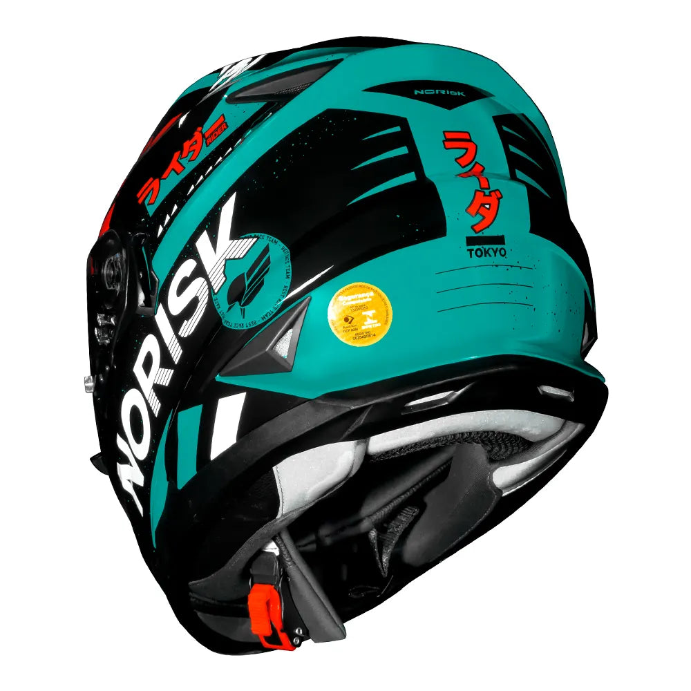 CAPACETE NORISK SOUL TOKYO PRETO