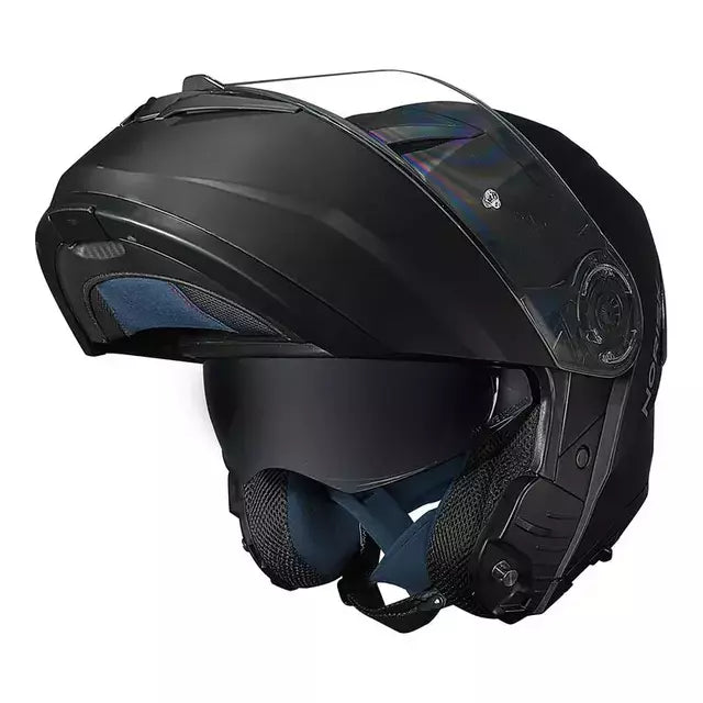 CAPACETE NORISK FORCE II MONOCOLOR PRETO FOSCO