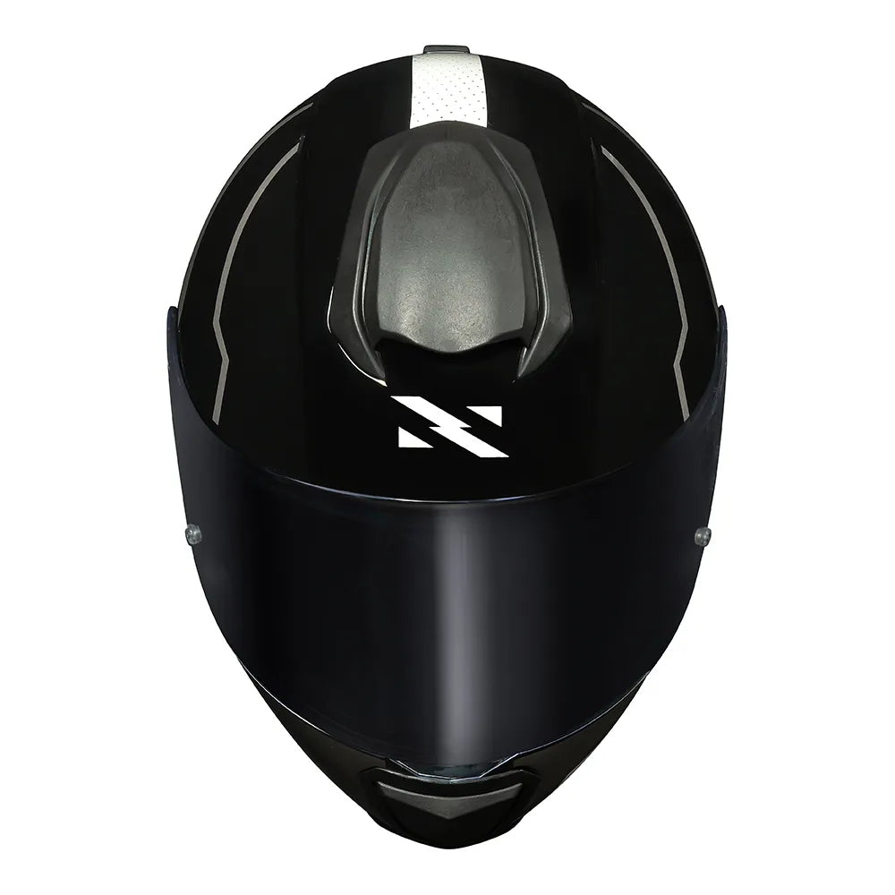CAPACETE NORISK RAZOR FULL PRETO/BRANCO