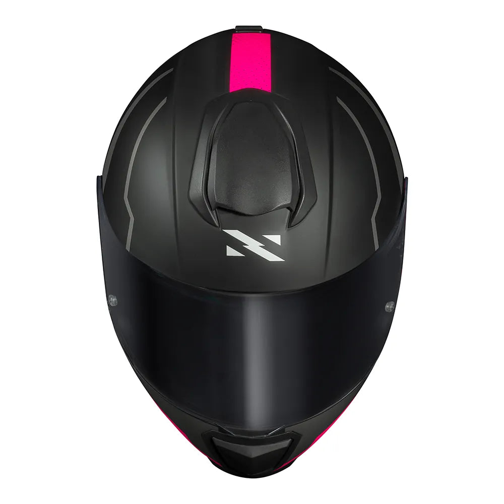 CAPACETE NORISK RAZOR FULL PRETO/ROSA FOSCO