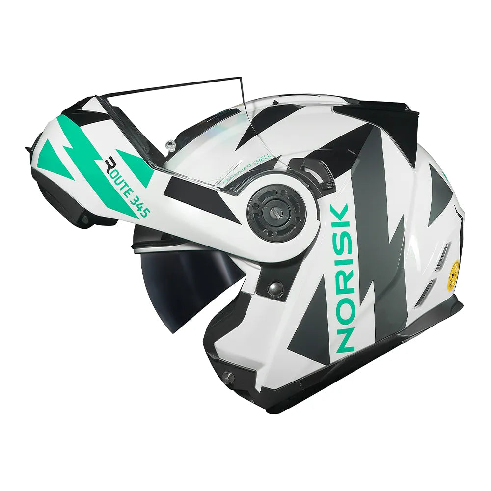 CAPACETE NORISK ROUTE FF345 REFLEX BRANCO