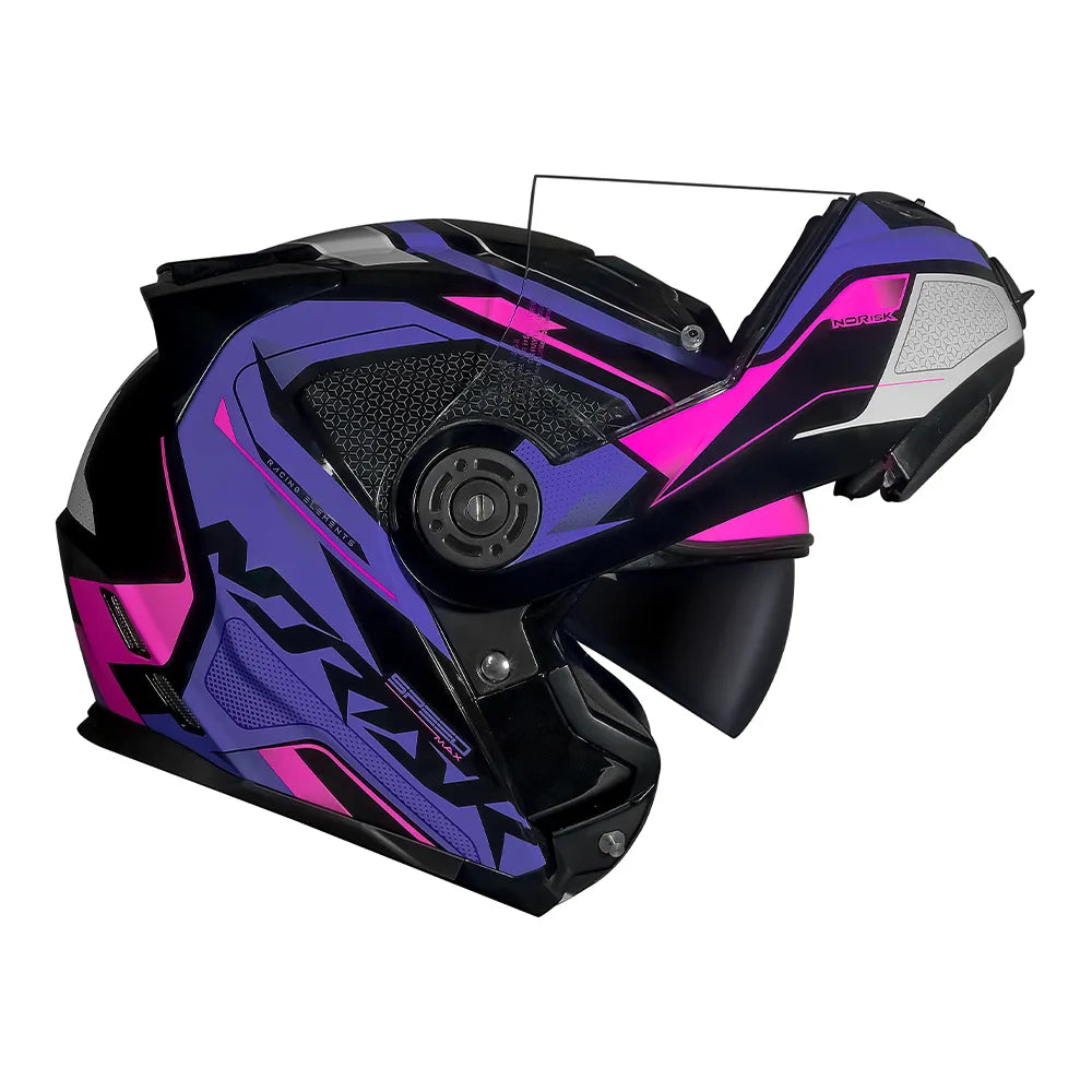 CAPACETE NORISK ROUTE FF345 SPEEDMAX ROXO