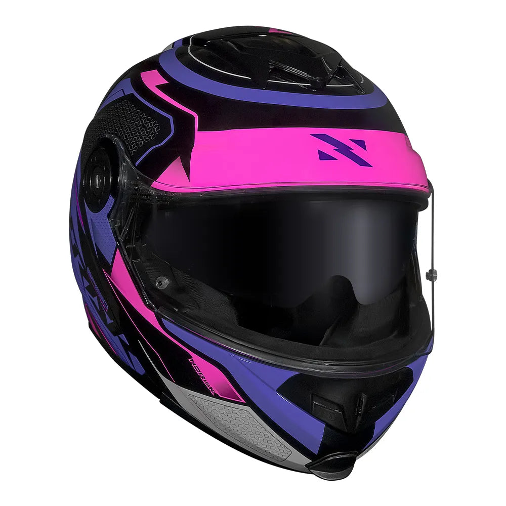 CAPACETE NORISK ROUTE FF345 SPEEDMAX ROXO