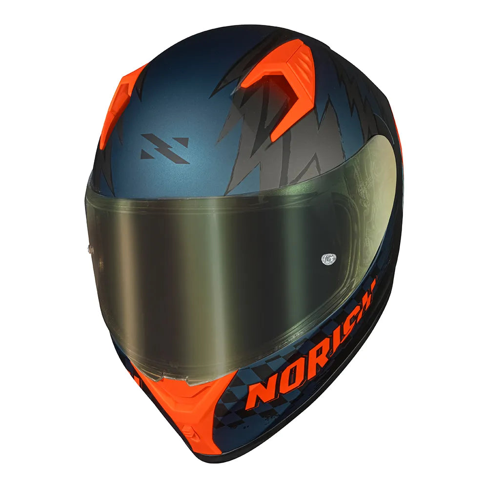 CAPACETE NORISK FLOW DAYTONA AZUL FOSCO