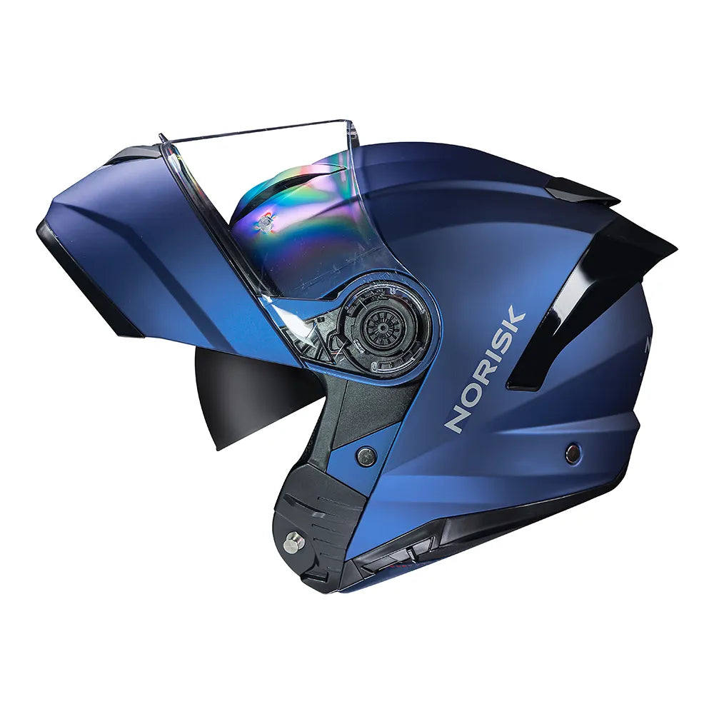 CAPACETE NORISK FORCE II MONOCOLOR AZUL FOSCO