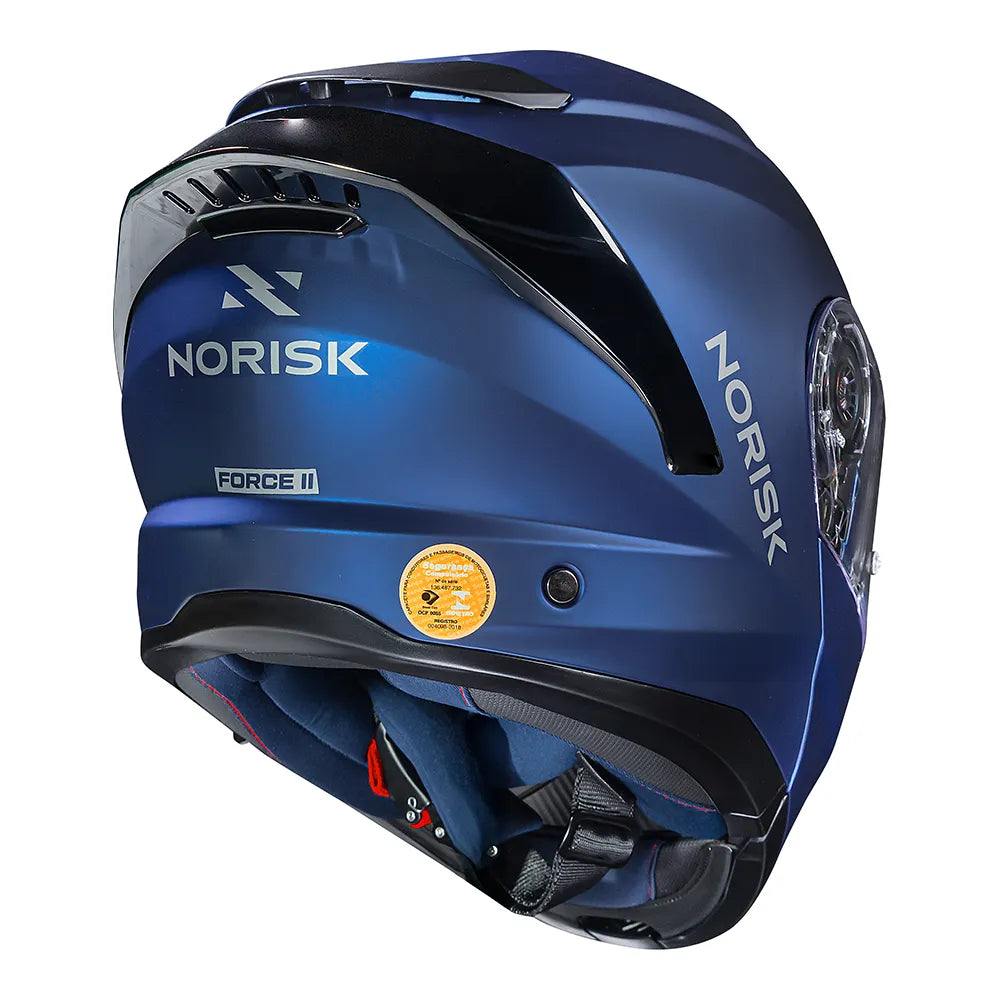CAPACETE NORISK FORCE II MONOCOLOR AZUL FOSCO