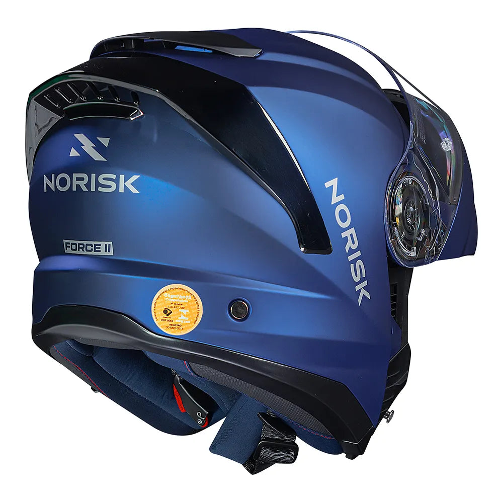 CAPACETE NORISK FORCE II MONOCOLOR AZUL FOSCO