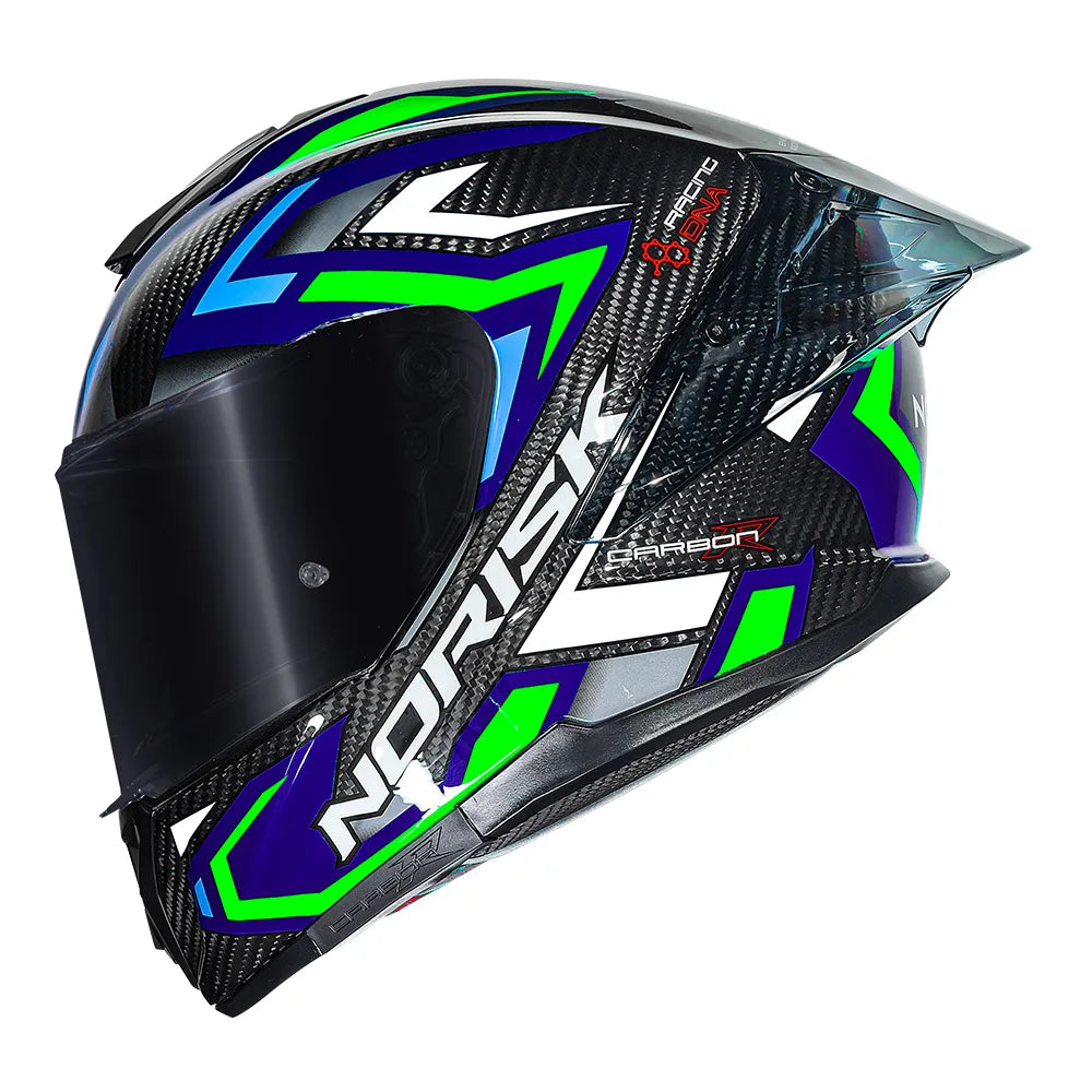 CAPACETE NORISK CARBON R SPOT AZUL