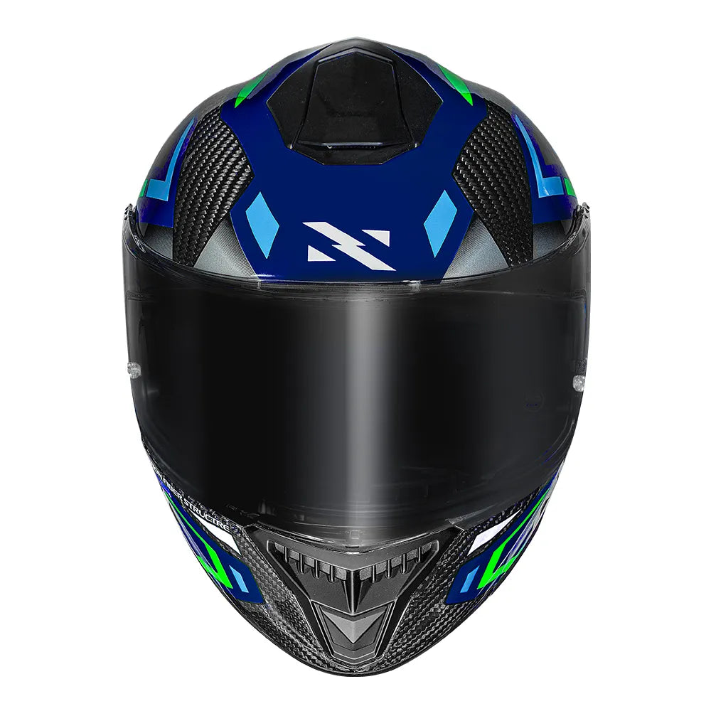CAPACETE NORISK CARBON R SPOT AZUL