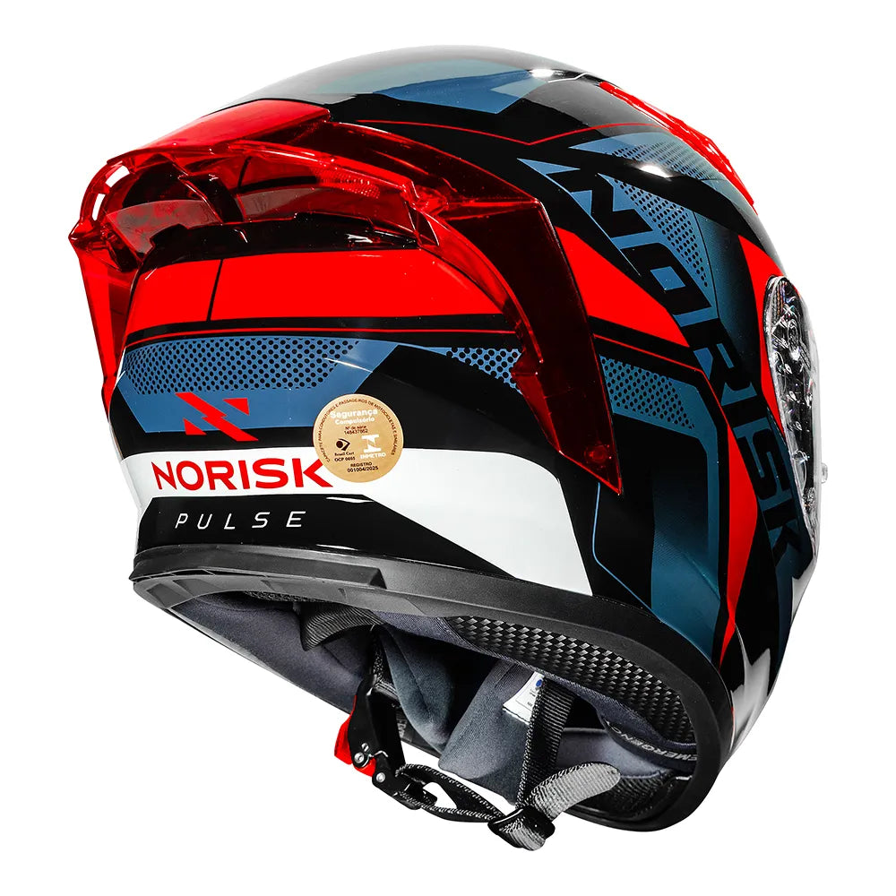 CAPACETE NORISK FLOW PULSE AZUL