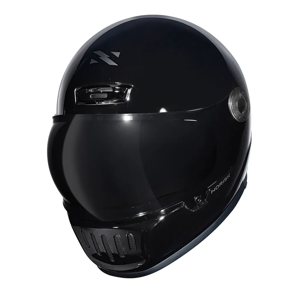 CAPACETE NORISK V8 MONOCOLOR PRETO