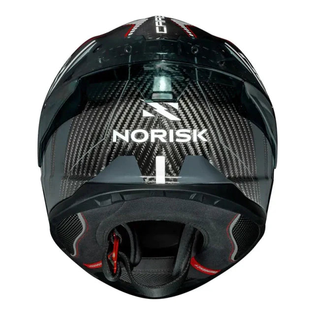 CAPACETE NORISK CARBON R TEAM VERMELHO