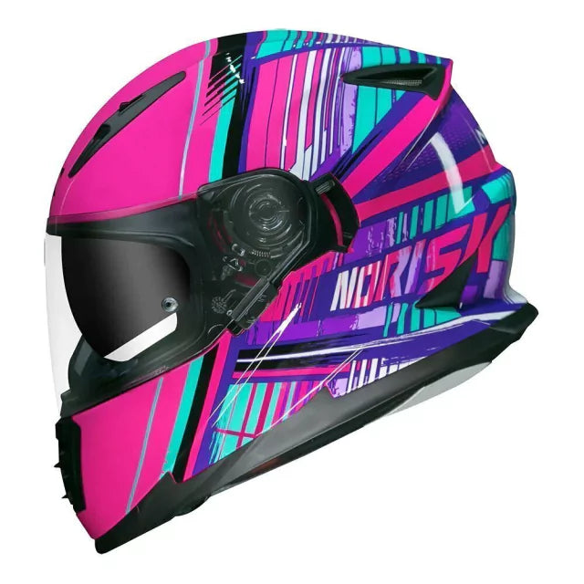 CAPACETE NORISK SOUL ADVANCE ROSA