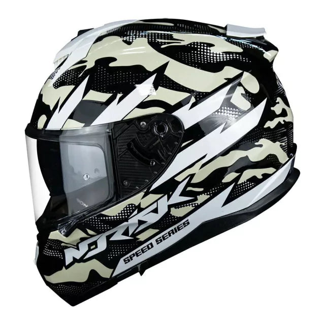 CAPACETE NORISK STRADA COMMANDO BRANCO